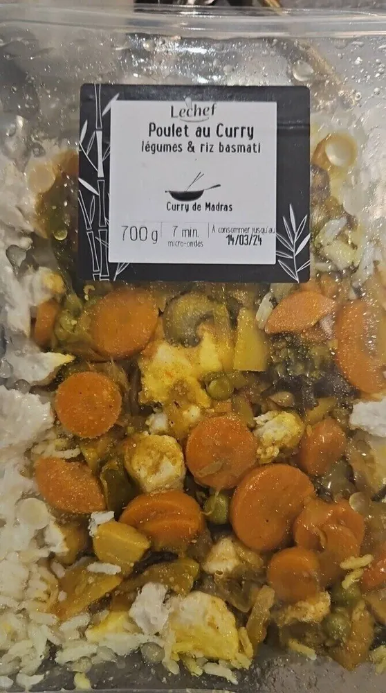 Poulet au curry