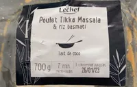 Poulet Tikka Massala