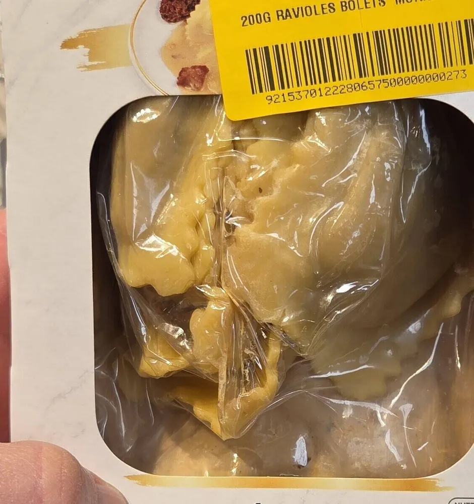 Raviolis volets morilles