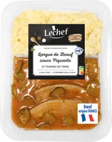 Langue de Bœuf sauce Piquante et Pommes de terre