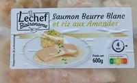 Saumon beurre blanc et riz aux amandes