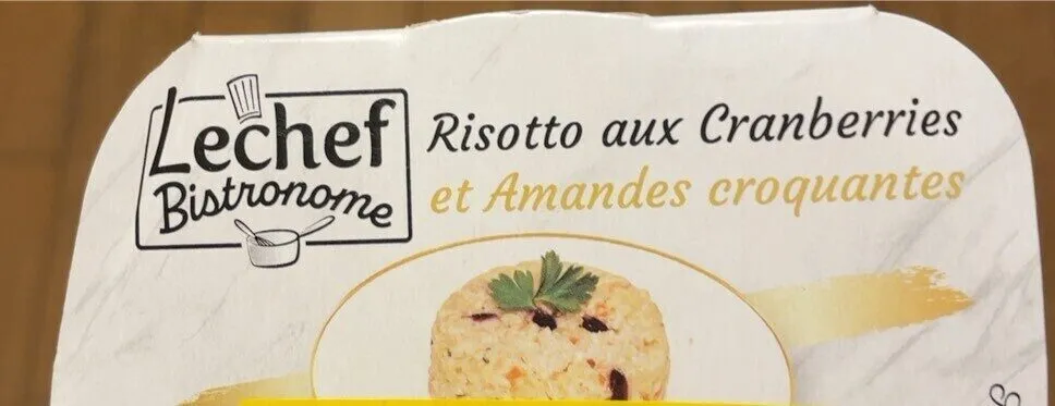 Risotto aux cranberries et amandes croquantes