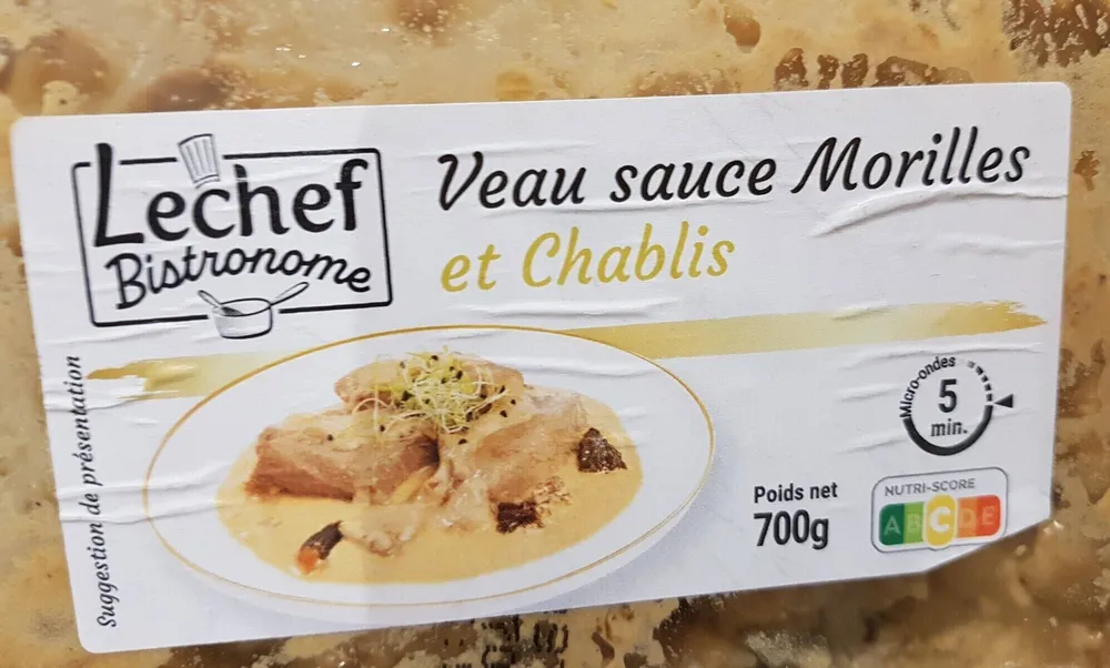 Veau sauce morilles
