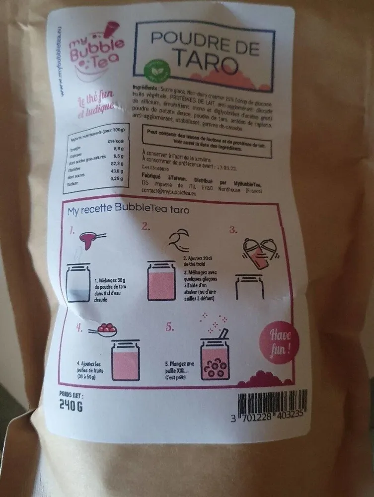 Poudre de taro