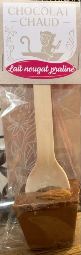 Sucette lait nougat praliné