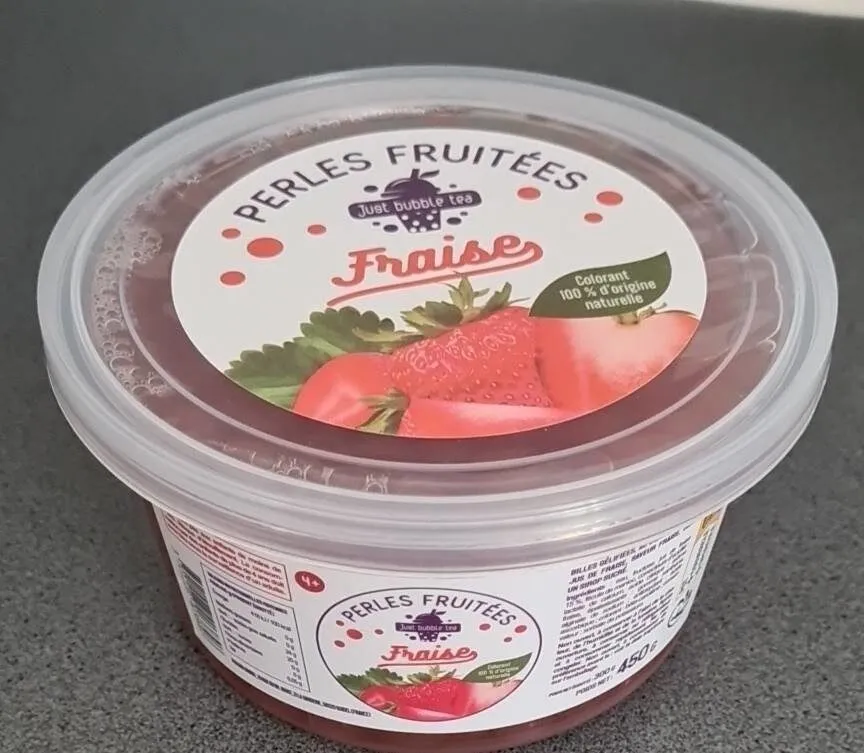 Perles fruitées fraise