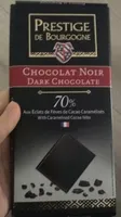 Chocolat noir aux éclats de fèves de cacao caramélisés