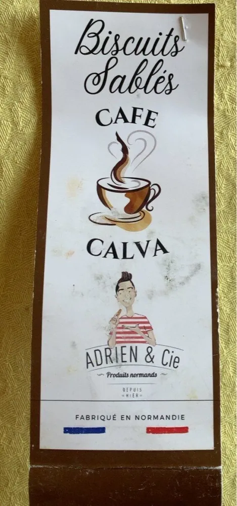 Biscuits sablés café calvados
