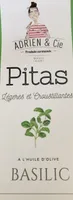 Pitas à l’huile d’olive Basilic