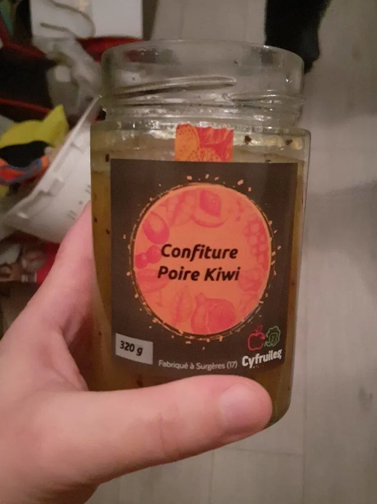 Confiture poire kiwi