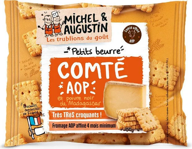 Petits beurres salés Comté AOP poivre