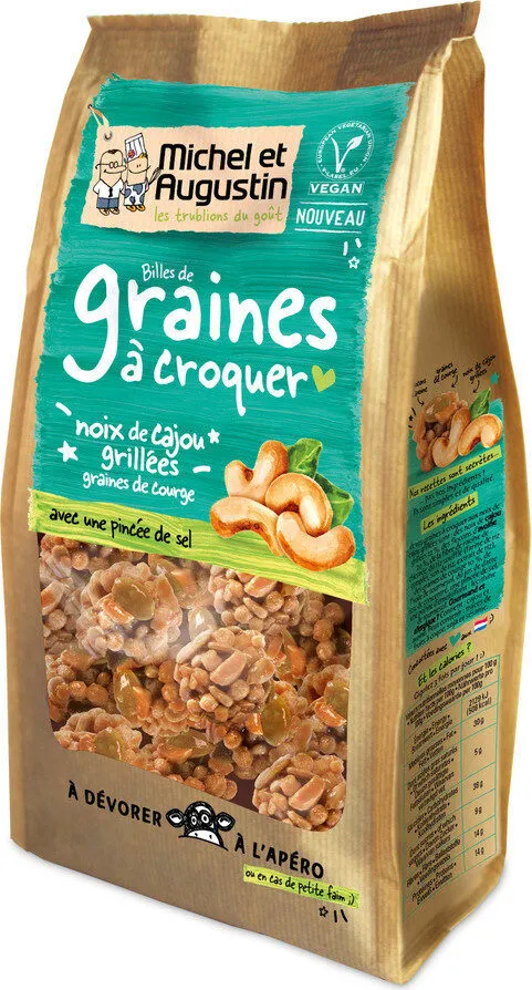 Graines à croquer noix de cajou 125g