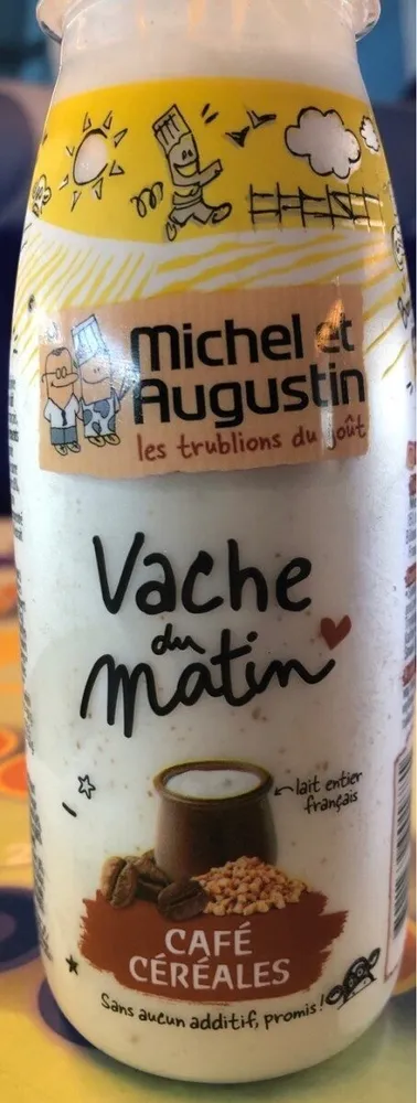 Vache du matin cafe et ceteales