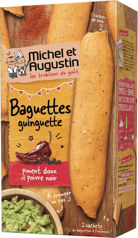 Baguettes guinguette piment doux
