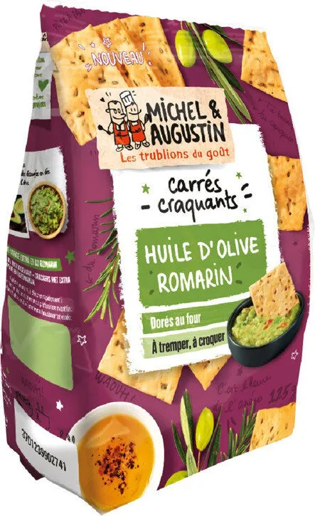 Carrés craquants Huile d'olive romarin