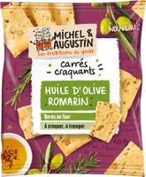 Carrés craquants Huile d'olive romarin