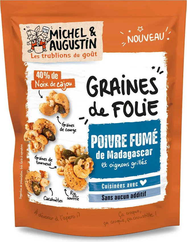 Graines de folie poivre fumé de Madagascar