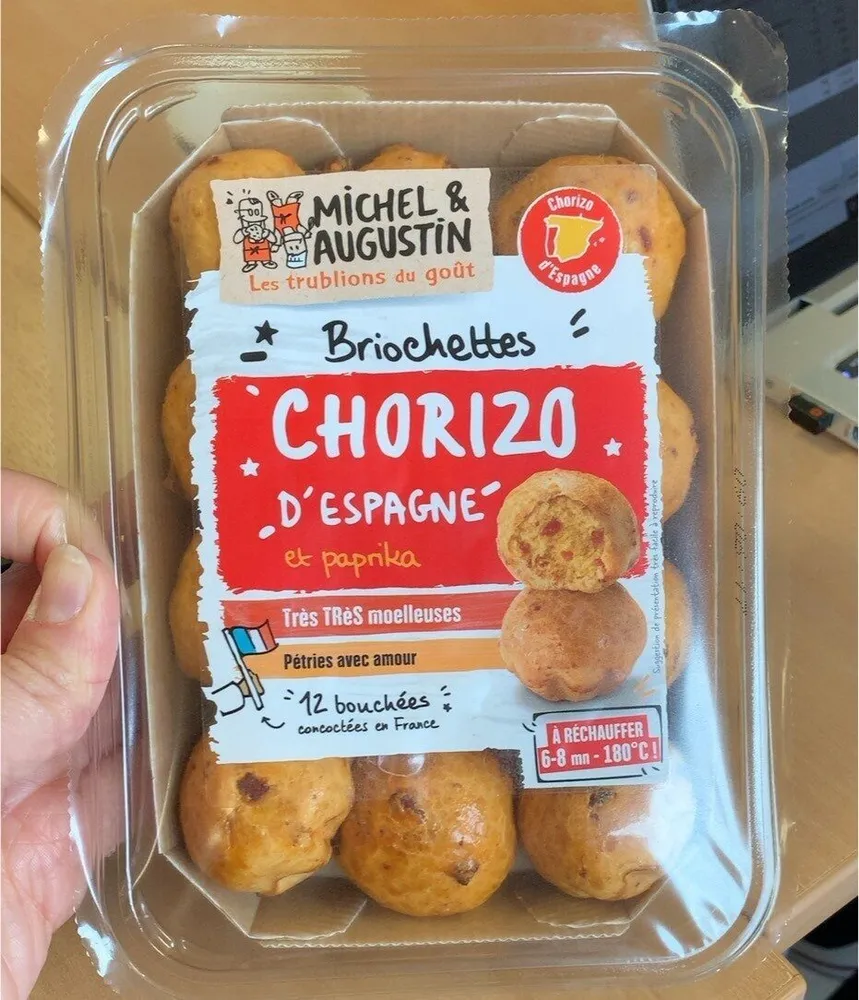 Briochettes au chorizo d’Espagne