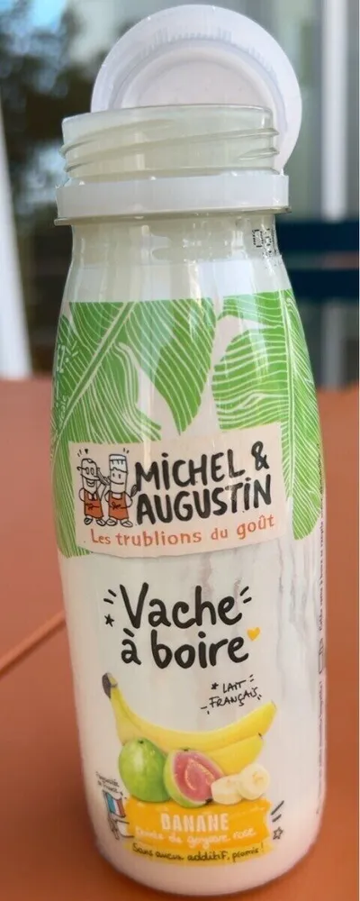 Vache à boire Banane Goyave rose