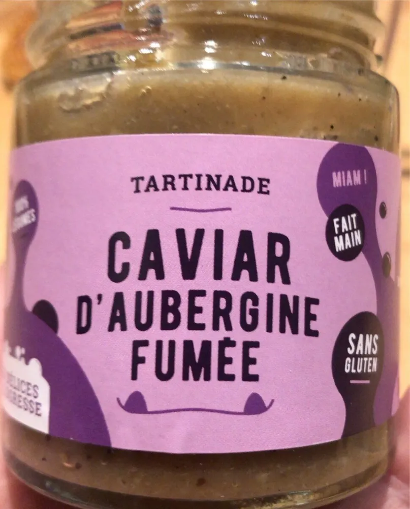 Caviar d’aubergine fumée