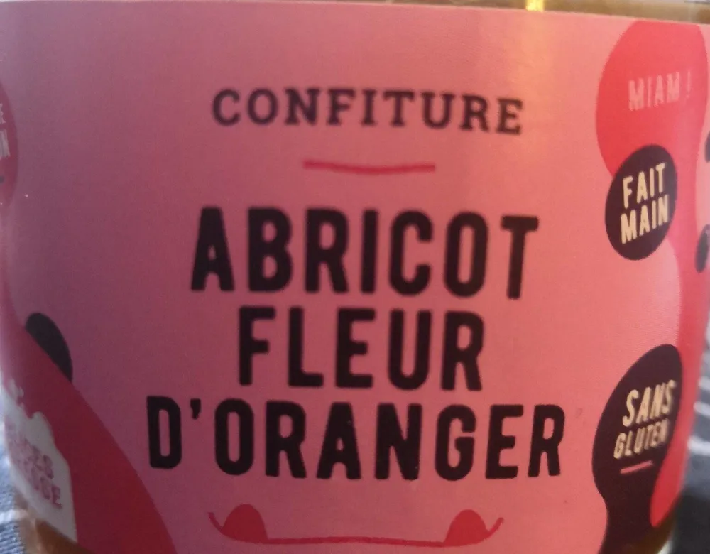Confiture Abricot Fleur d'Oranger