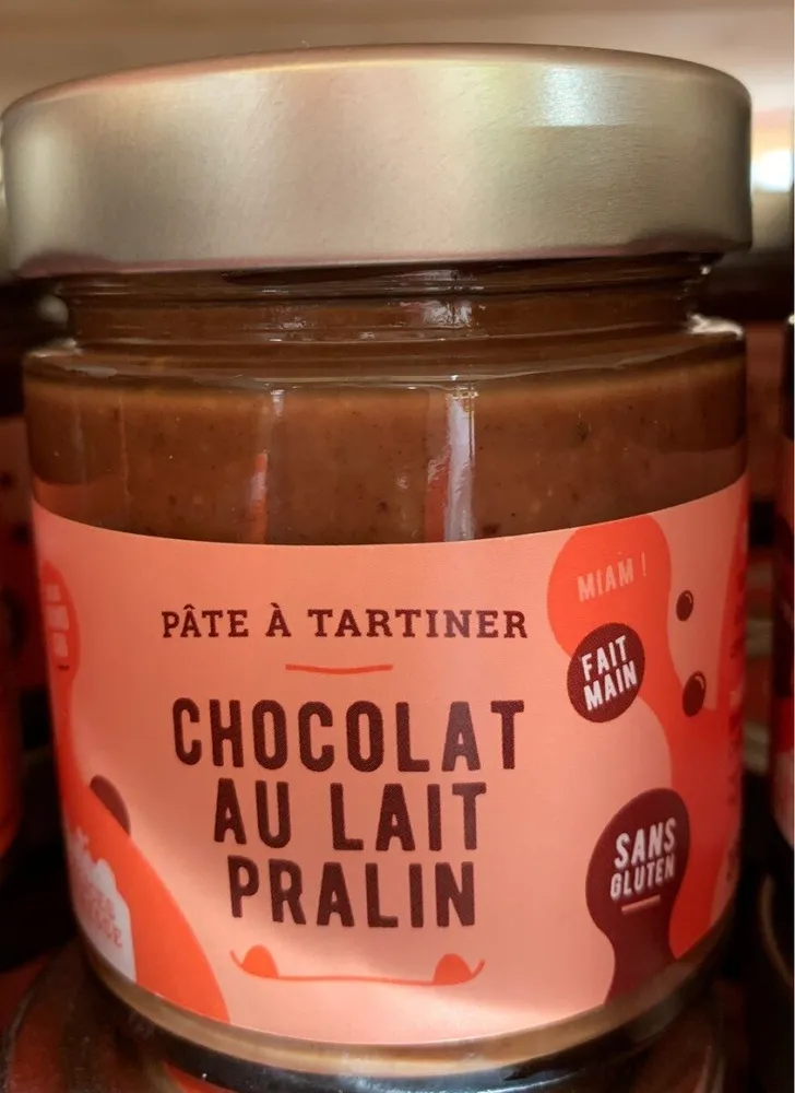 pate a tartiner chocolat au lait pralin