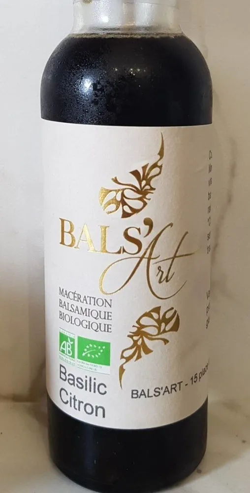 Vinaigre balsamique basilic citron