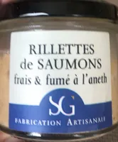 Rillettes de saumons frais & fumé à l’aneth