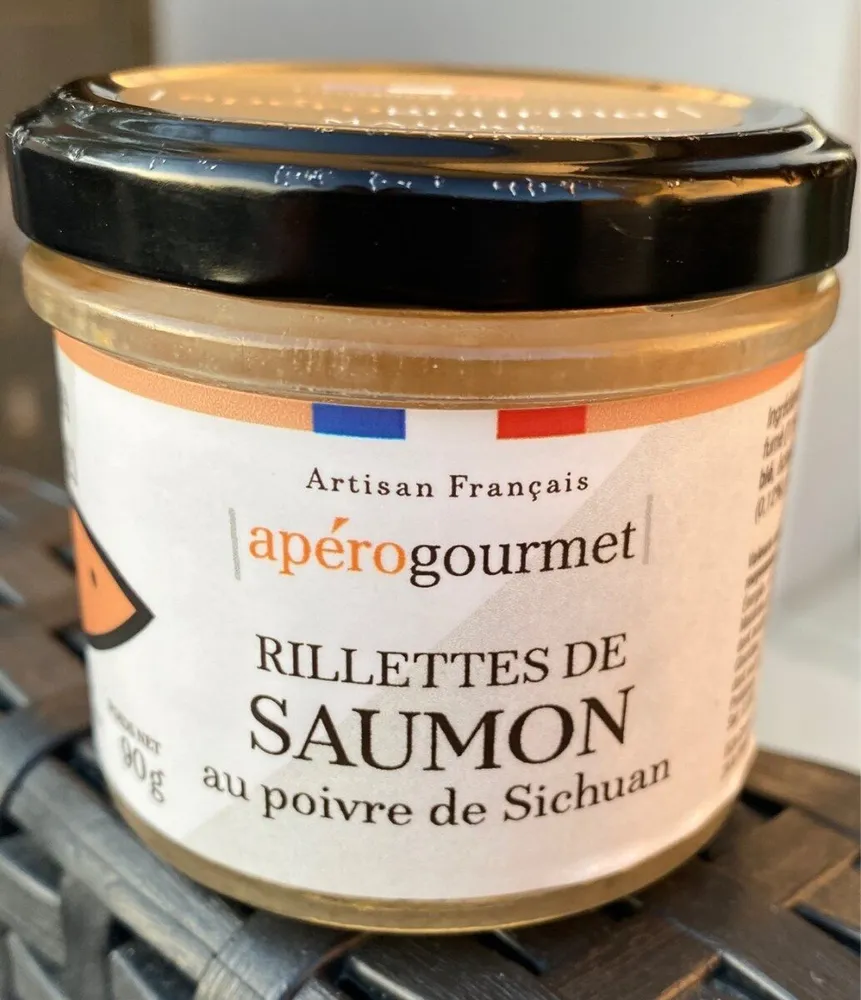 Rillettes de saumon au poivre de Sichuan