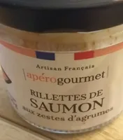 Rillettes de saumon aux zestes d'agrumes
