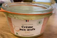 Creme aux œufs bio