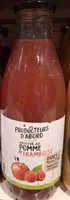 100% pur jus pomme framboise