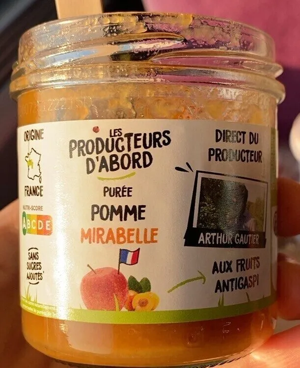 Purée Pomme Mirabelle