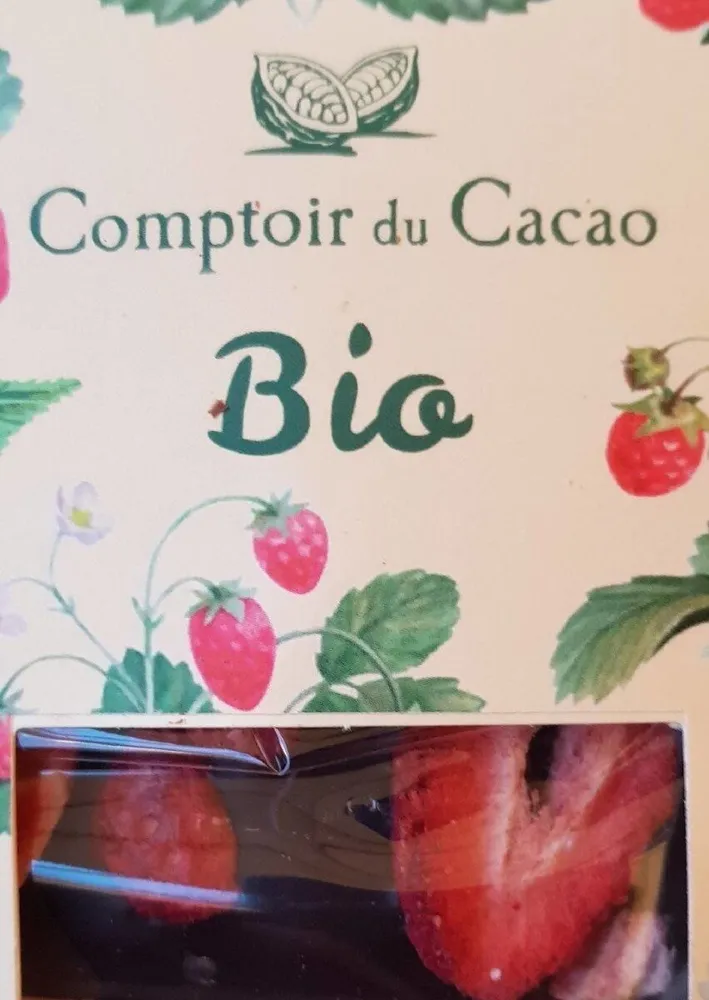 Bio tablette noire fraise