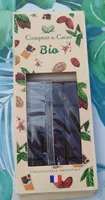 Bio tablette noire fèves de cacao