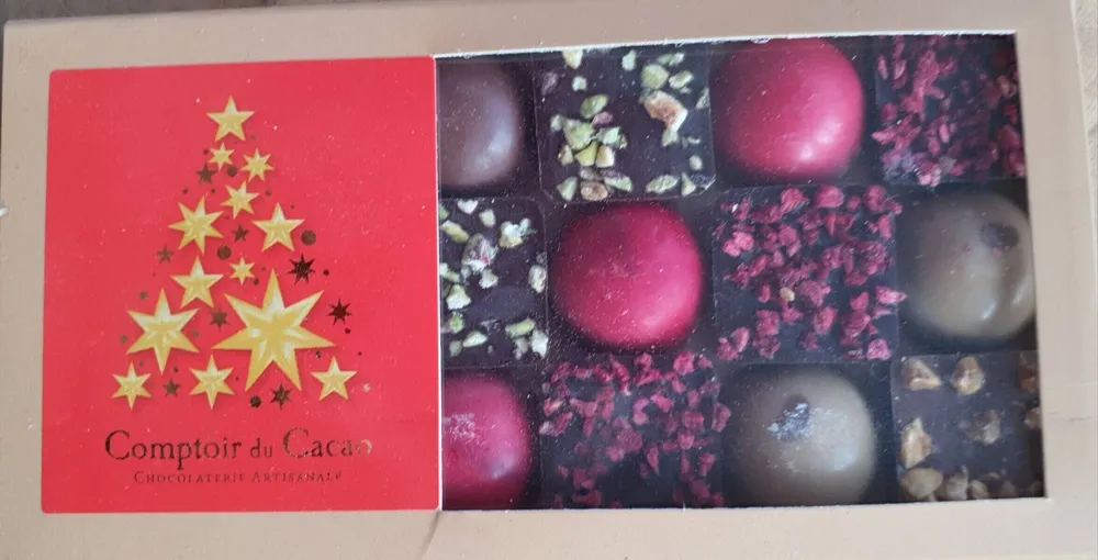 Etui noel assortiment praliné feuilleté