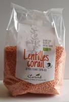 Lentilles corail bio