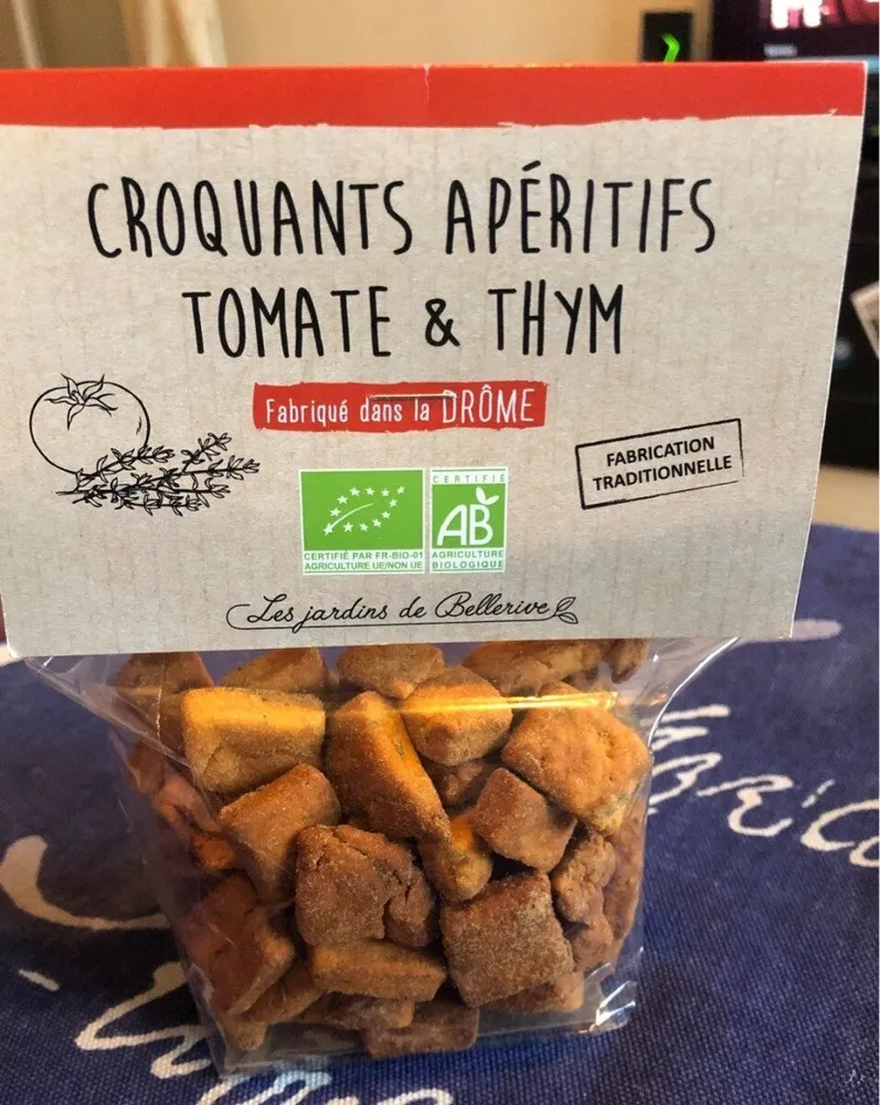 Croquants apéritifs tomate & thym
