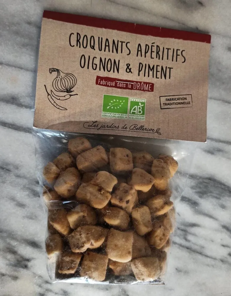 Croquant apéritif oignon & piment