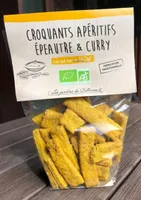 Croquants aperitifs Epautre et Curry