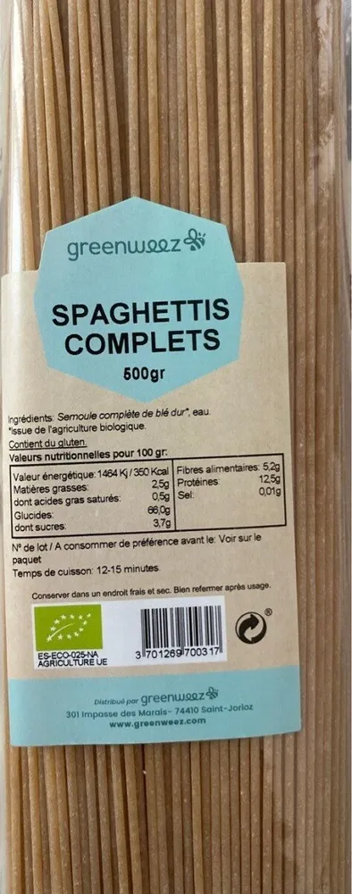 Spaghettis complets