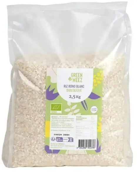 Riz rond blanc bio