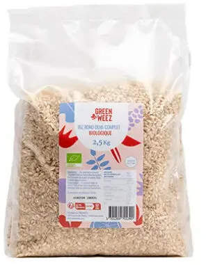 Riz rond demi complet