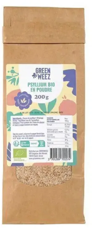 Téguments de Psyllium Bio