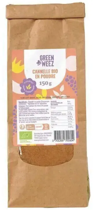 Cannelle en poudre Bio