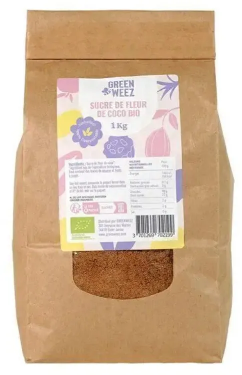 Sucre de fleur de coco Bio