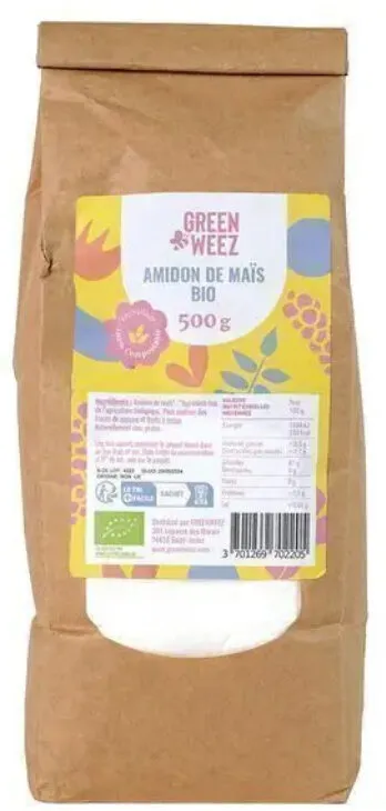 Amidon de maïs Bio sans gluten
