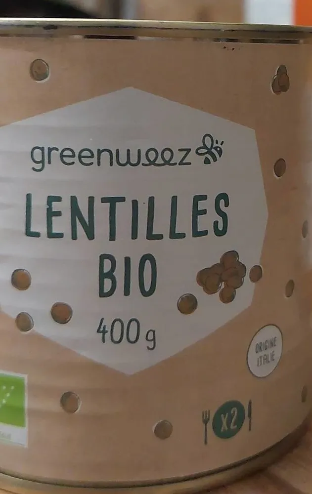 Lentilles bio origine Italie