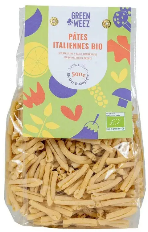 Caserecce pâtes italiennes bio