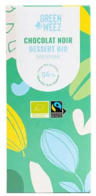 Chocolat noir dessert bio 56%